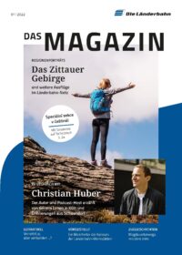 Titelseite Länderbahn-Kundenmagazin Frühling 2022
