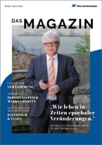 Titelseite des Länderbahn-Kundenmagazins Ausgabe Winter 2020/2021