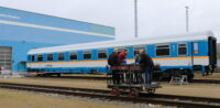 Draisinefahrten zum Tag der offenen Tür in Schwandorf im Werk der Länderbahn