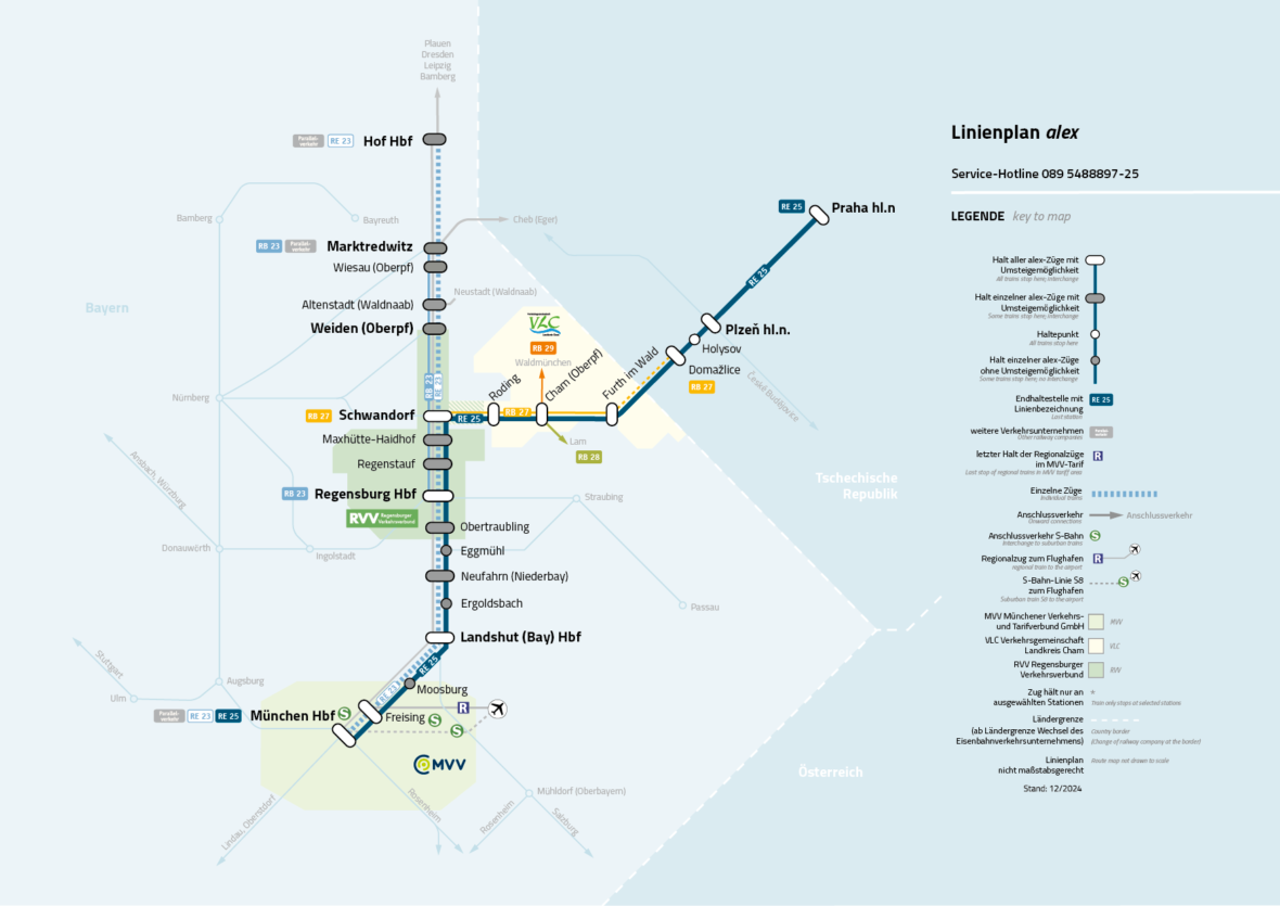 Linienplan alex 2024 2025
