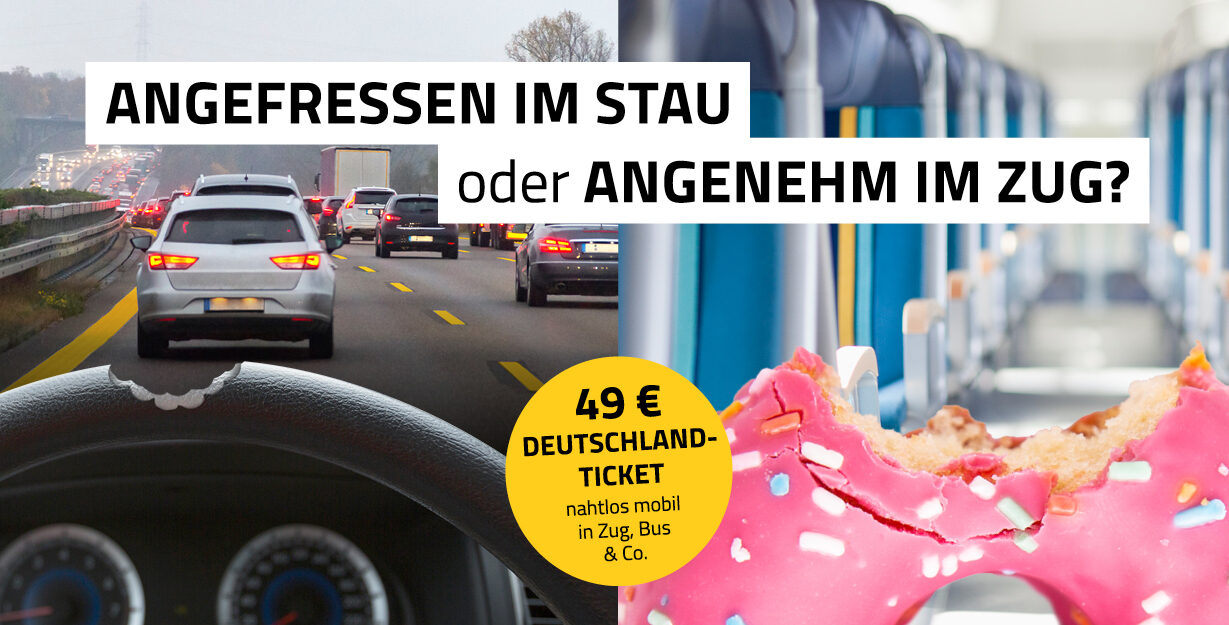 Im Stau mit dem Auto auf der A93 oder ganz entspannt mit dem alex zwischen Regensburg und München unterwegs.