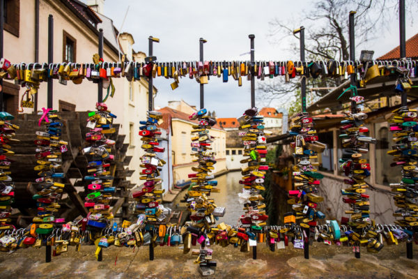 Bridge of Lovers in Prague