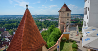 Ausblick von der Burg Trausnitz in Landshut