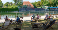 Literaturcafé a promenáda Isar