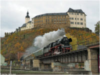 Mit der Dampflok durch`s Elstertal