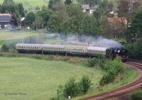 Gefragte Dampfzug-Tickets für die EgroNet-Jubiläums-Fahrt mit historischem Zug am 19. September nach Cheb