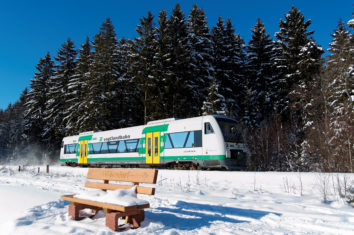 vogtlandbahn verstärkt Kapazität für Wintersportler