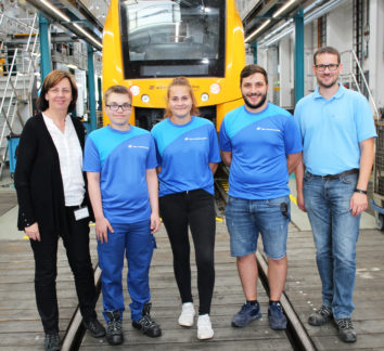 Ausbildungsstart in Länderbahn- Werkstätten