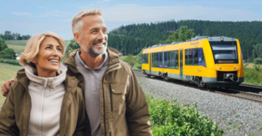 Bahn + Wandern im Oberpfälzer Wald
