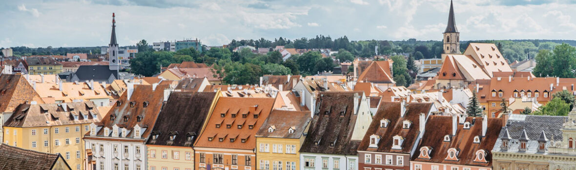 Cheb, Tschechien historischer Marktplatz