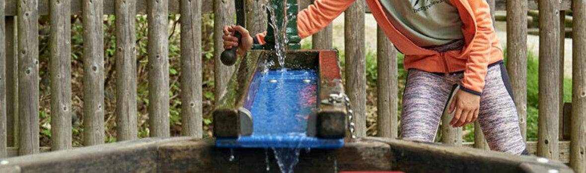 Oberpfalzbahn ausflug Bayerwald-Tierpark Lohberg Wasserspiel