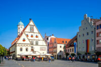 Altes Rathaus und Oberer Markt Weiden in der Oberpfalz Adobe Stock 416124161