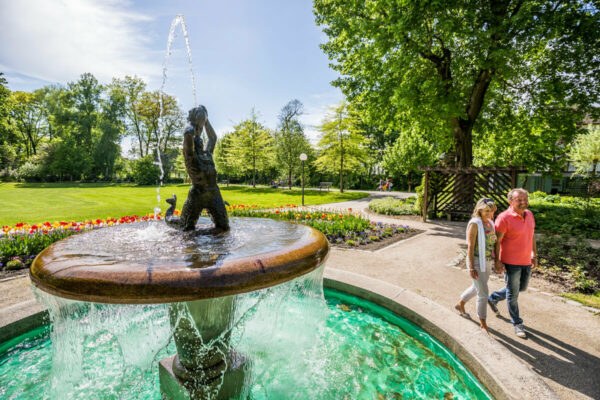 Tritonbrunnen im Max Reger Park Weiden