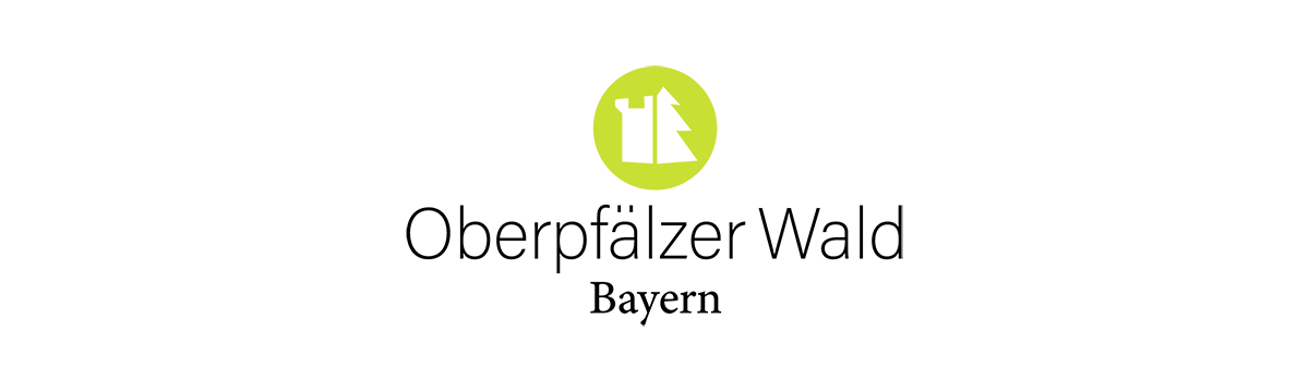 Die Grafik zeigt das grüne Logo des Tourismusverbands Oberpfälzer Wald