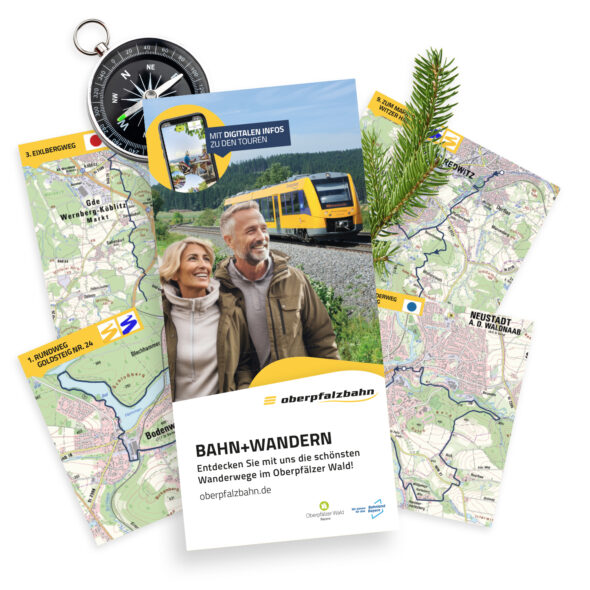 Montage Wanderkarte Landingpage