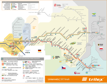 Trilex-Linienplan Stand Dezember 2021