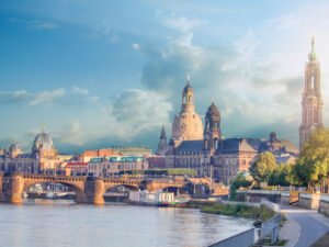 Panoramabild der Stadt Dresden