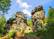 Felsenformation im Zittauer Gebirge