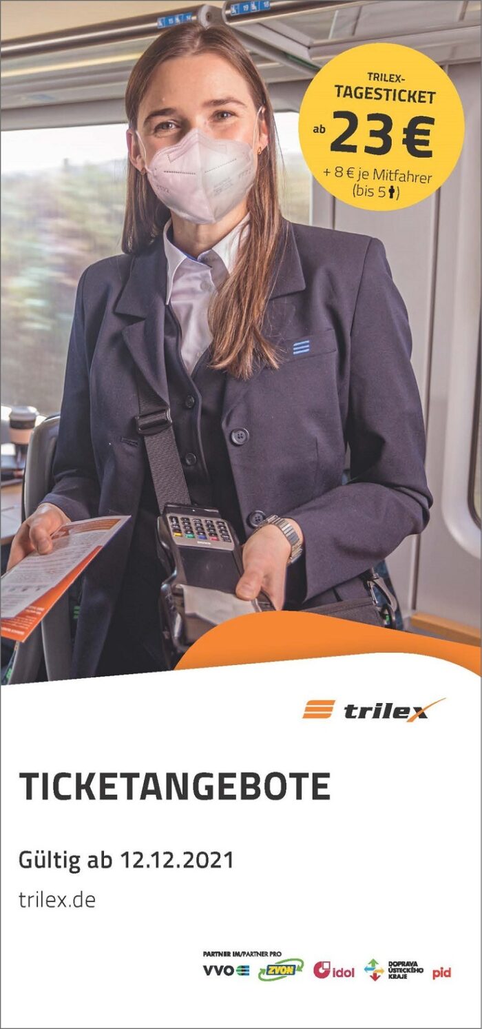 Flyer: Trilex-Ticketangebote  |  Stand: Dezember 2021