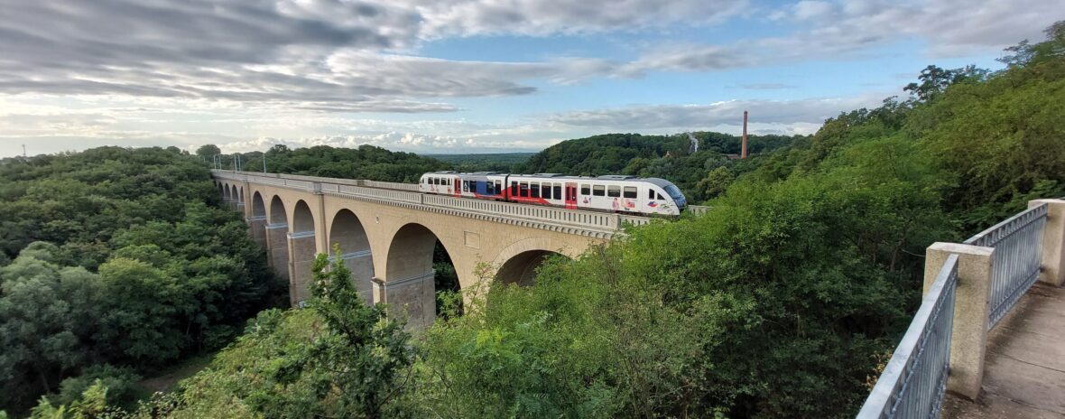 Sorben Express auf dem Neisseviadukt