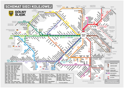 Liniennetz Dolnoslaskie 2023 24