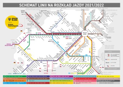 Liniennetz Dolnoslaskie 2021 22