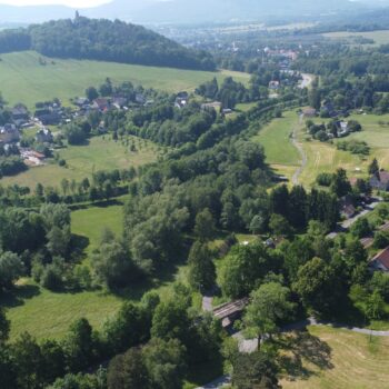 Blick auf den trilex von oben