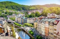 Blick über die Altstadt von Karlovy Vary/Karlsbad