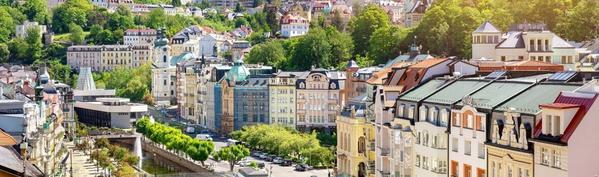 Stadtansicht Karlovy Vary/Karlsbad