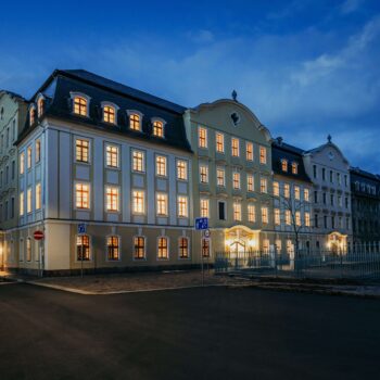 Außenansicht Fabrik der Fäden in Plauen