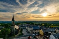 Stadtansicht Schöneck Vogtland vom alten Söll aus