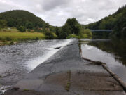 Weiße Elster Wehr bei der Clodramühle