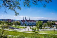 Blick auf Zwickau mit Schloss Osterstein