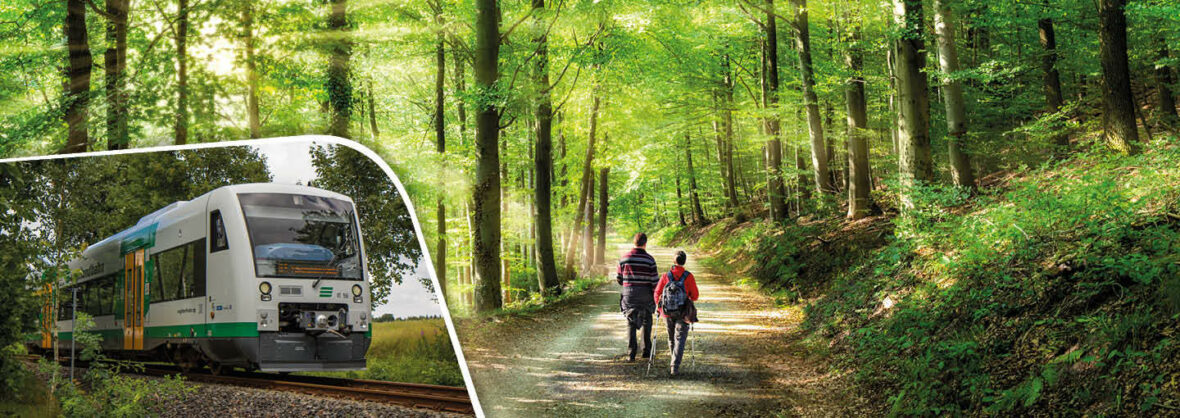 Bahnwandern mit der Vogtlandbahn, die Bahnhöfe und Haltepunkte sind die idealen Aus- oder Endpunkte für Ihre Wanderungen.