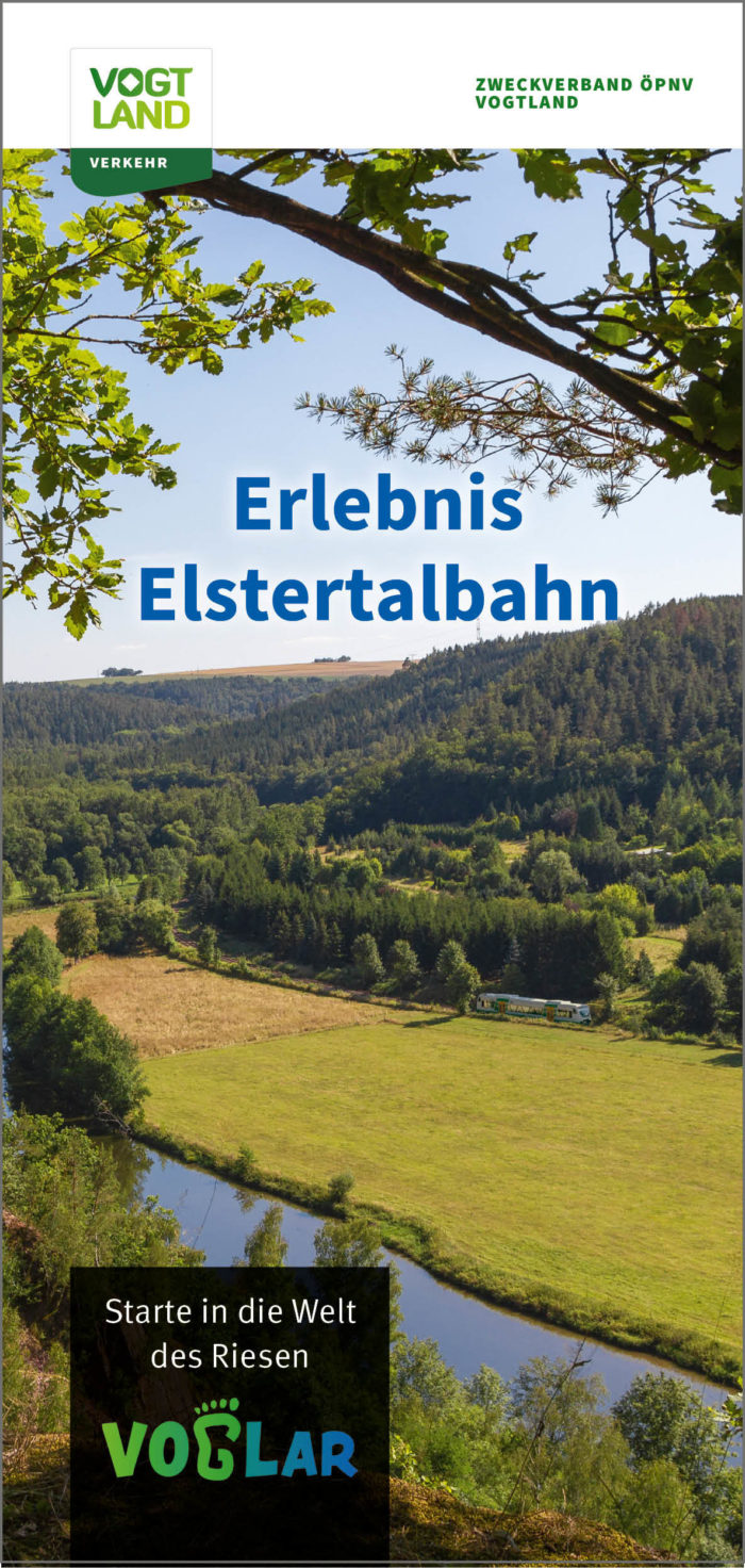Flyer "Erlebnis Elstertalbahn" | Ausgabe: 09/2020