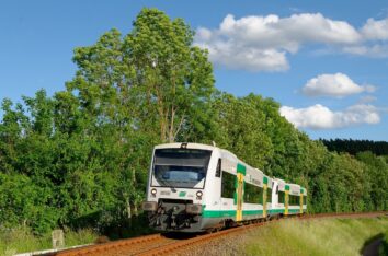 Regio-Shuttle der Vogtlandbahn in Doppeltraktion