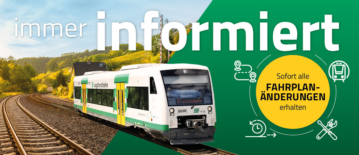Newsletter vogtlandbahn Teaser