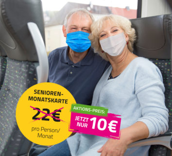 So günstig wie noch nie - Senioren-Monatskarte für 10 Euro!