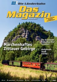 Titelseite des Kundenmagazins der Länderbahn im Sommer 2017