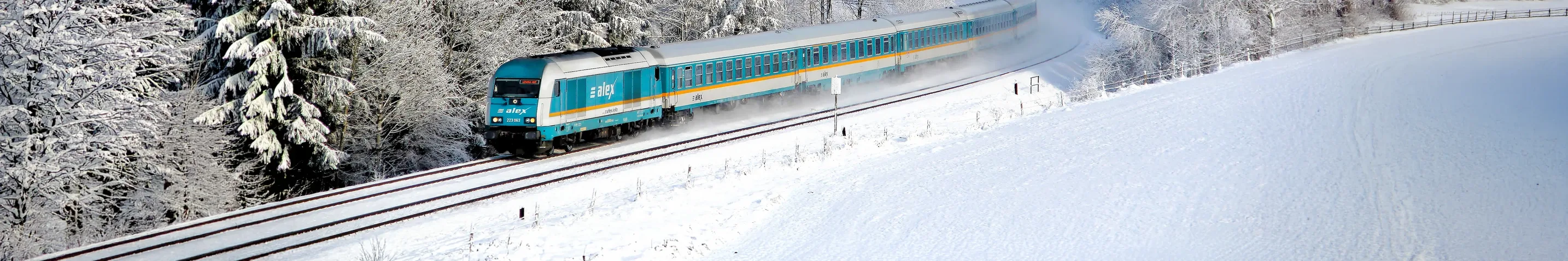 alex Zug im Winter auf der Strecke unterwegs
