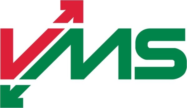 Auf dem Bild sieht man das grün-rote Logo des VMS.