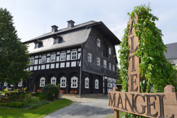 Blick auf die Alte Mangel in Bischofswerda