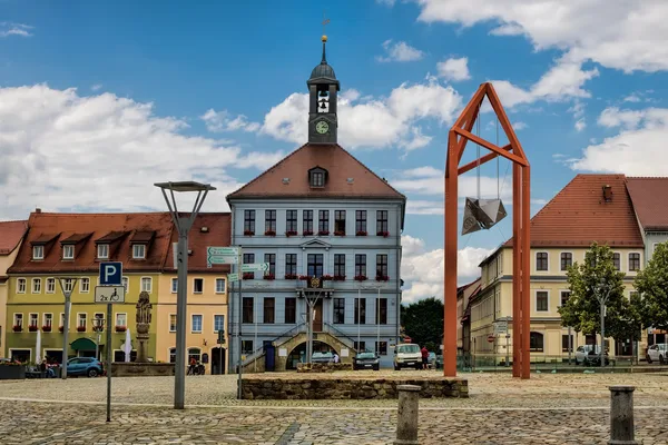 Blick auf den Markt von Bischofswerda