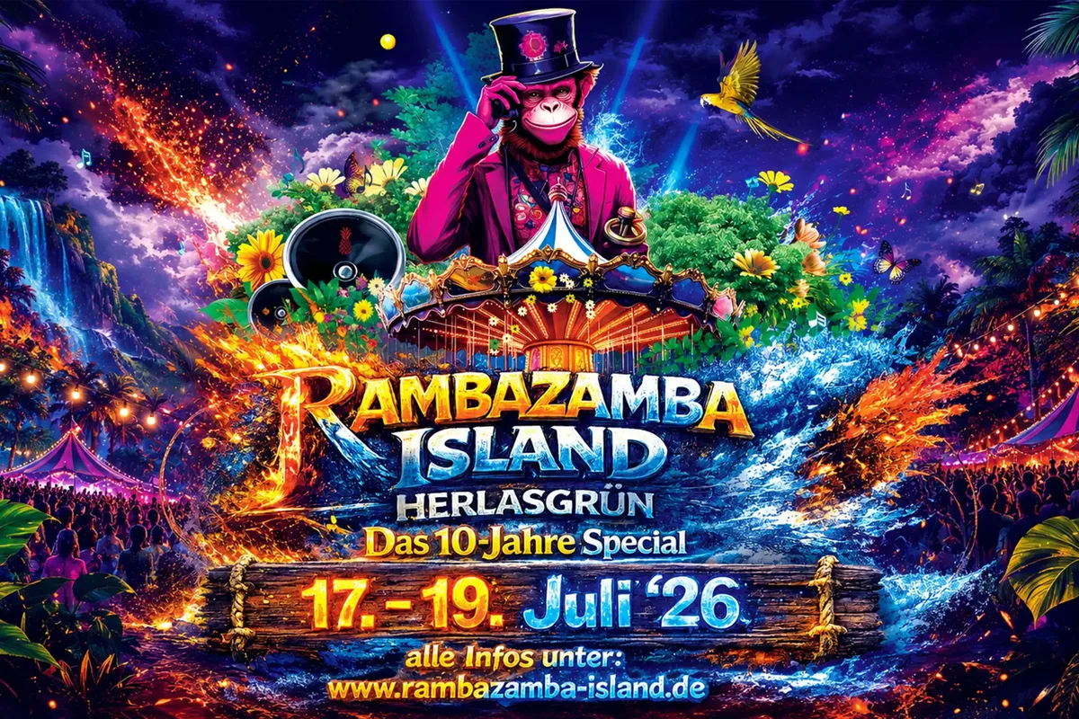 Eventhinweis zum Rambazamba-Festival in Herlasgrün