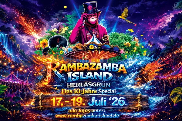 Eventhinweis zum Rambazamba-Festival in Herlasgrün