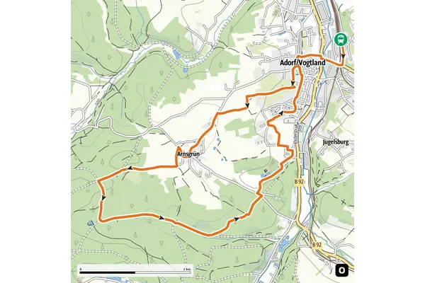 Minimap Adorf Naturlehrpfad