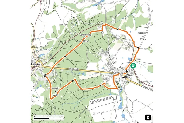 Minimap Drachenrundweg Syrau