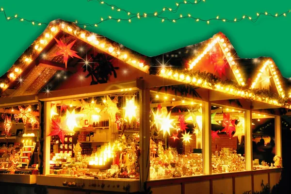 Verkaufsstand auf einem Weihnachtsmarkt