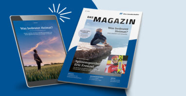 Kachel 382x199px Ku Ma0224 Auf dem Bild sind ein Tablet und ein Magazin zu sehen.