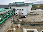 Auf diesem Bild sehen Sie die aktuellen Umbauarbeiten am Standort Neumark.